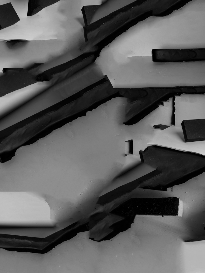 New Dilation I, 2021, Pigment Print, Acrylic, 160 x 120 cm
